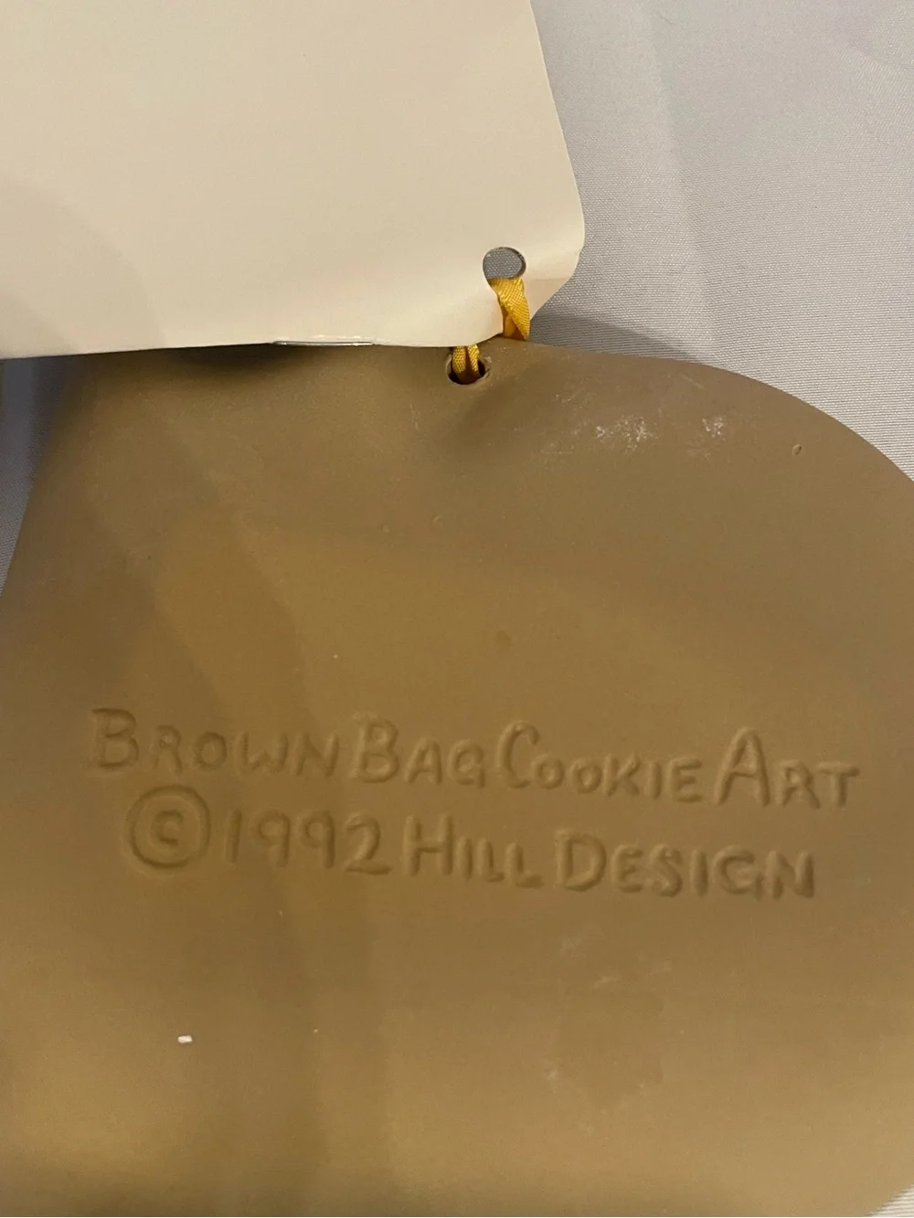 NWT Vintage 1992 Brown Bag Cookie Art Contented Cat mold - Hill Design